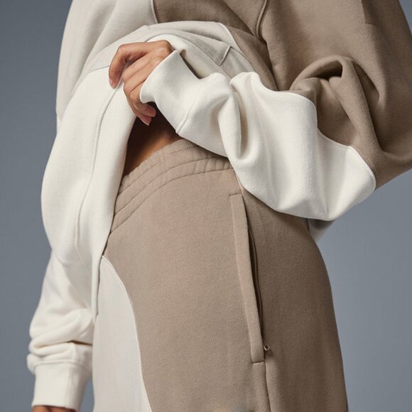 Alo Make Waves Sweatpants Tonal High-Rise Waist Waisted - Picture 3 of 4